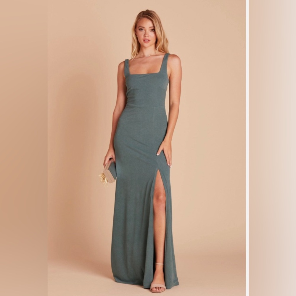 Alex Convertable Dress for Birdy Grey in Crepe Sea Glass